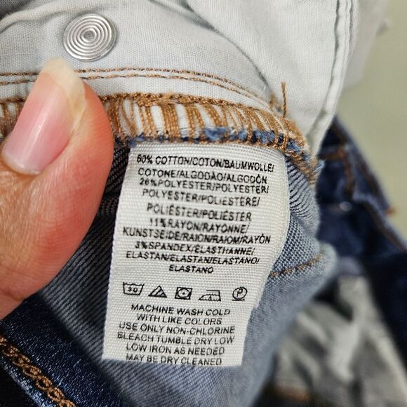 Free People Great Heights Frayed Skinny Jeans – Medium Blue Wash 27 - Picture 10 of 10